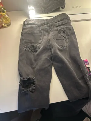 Black American Eagle Jeans Distressed thumbnail 3