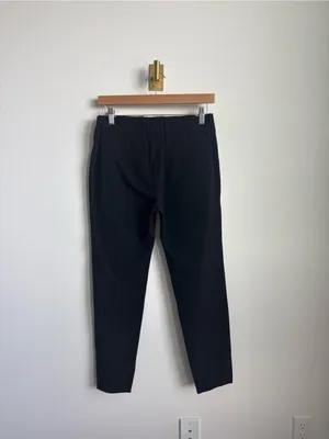KUHO Minimalist Black Pull On Tapered Ankle Trousers Womens 29 Waist thumbnail 5