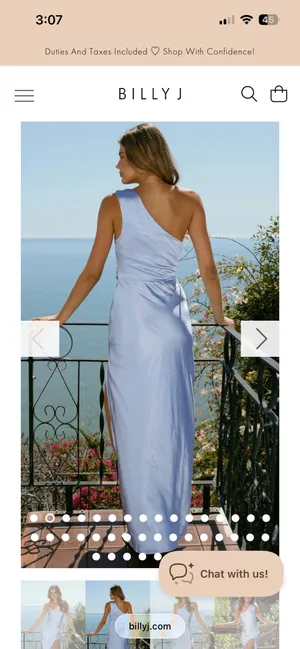 Billy J Victoria bridesmaid dress Blue Size 6 thumbnail 3