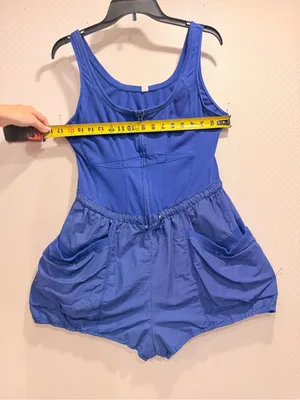 Daily Practice Anthropologie Jumpstart Sleeveless Romper One-Piece Outfit Sz L thumbnail 6