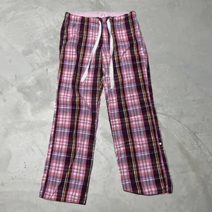 Victoria's Secret PINK Pajama Lounge Flannel Pants Spellout Vintage XS Cotton Y2K thumbnail 6
