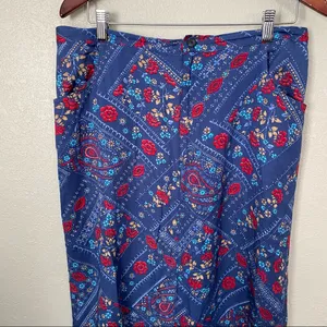 Vintage Liz Claiborne Crazy Horse Midi Skirt thumbnail 2