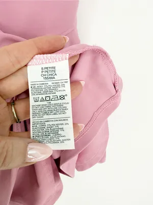 NWT Old Navy PowerSoft Fit & Flare Exercise Dress Women's SP Pink Tennis thumbnail 8