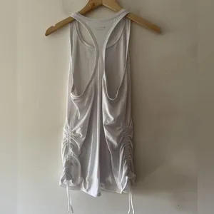 Athleta White‎ Ruched Sides Tank Top thumbnail 2