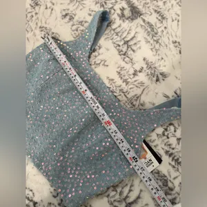 Sparkling Blue Crop Top size medium thumbnail 5