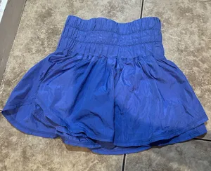 FP Movement by Free People Cobalt Blue Smocked Waist Skort thumbnail 1