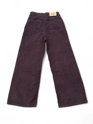 BDG Urban Outfitters Wide-Leg Corduroy Pants in Dark Brown High Waist Size 26 thumbnail 2