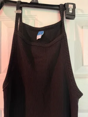 Old Navy Fitted black midi dress thumbnail 2