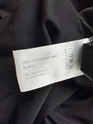 Cider Black Full Length Silky Slip Dress Size S thumbnail 6