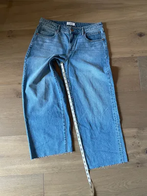 Carly Jean Los Angeles Finn Midrise Baggy Jean Raw Hem Size 9 thumbnail 9