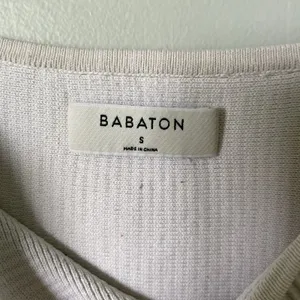 Babaton Aritizia Knit Ribbed Crop Top Tank Top White Cream Women's Small thumbnail 5