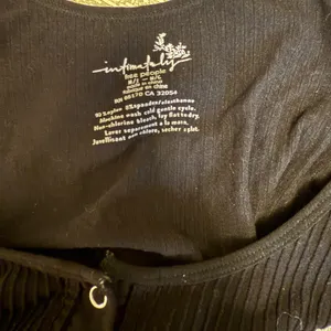Free People Intimately Revolve Hailey's Henley Tank Top Black Snaps M/L thumbnail 4