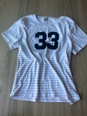 Tilly’s numbered top with stripes!!  thumbnail 1