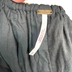 Free People Aurora Embroidered Blouson‎ Top In Black Size Small thumbnail 9
