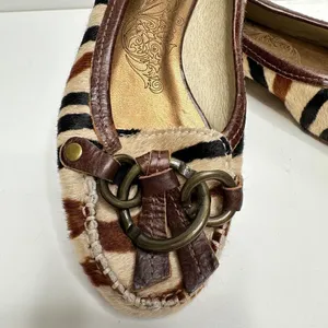 Matisse Ponyhair Exotic Animal Print Leather Upper Flats‎ Size 6.5 thumbnail 10