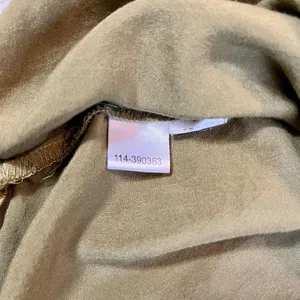 Ann Taylor LOFT Army Green Babydoll Pleated Blouse Medium thumbnail 10