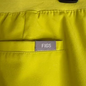 FIGS Women’s Technical Collection XXS Jogger Scrub Pants Chartreuse Green Pink thumbnail 8
