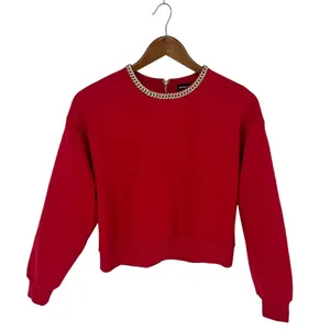 Generation Love Red Collina Chain‎ Sweatshirt & Misha Sweatpants Set Size XXS thumbnail 7