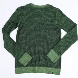 Lululemon Swiftly Breathe Long Sleeve Tee Women XS Dot Scap Rainforest Green Top thumbnail 3