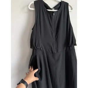 Lou & Grey‎ Wanderweave Active Pocket Dress Women's XL Black Sleeveless Casual thumbnail 8