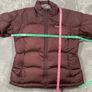 Patagonia Fitz Roy Jacket Womens Small Goose Down Quilted Outdoor Puffer Hiking thumbnail 11