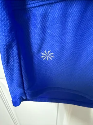 Athleta Electric Blue Long-Sleeve Hooded Tunic thumbnail 2