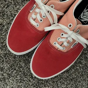 Vans Never Worn Coral and Pink Canvas and Suede Fabric Low Top Women’s Shoes thumbnail 2