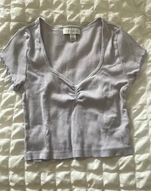 Top shop Lavender Crop Top thumbnail 2