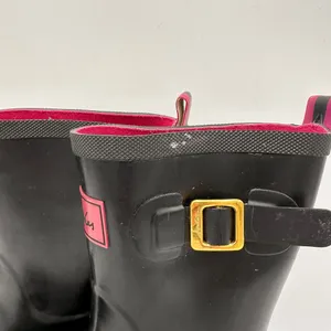 Joules Women's Black Kelly Welly Mid Height Rain Boots Size 7 thumbnail 7