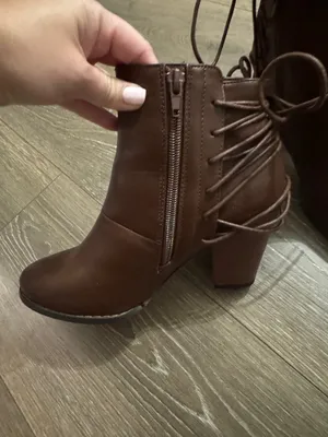 Brown Booties Size 6.5 thumbnail 2
