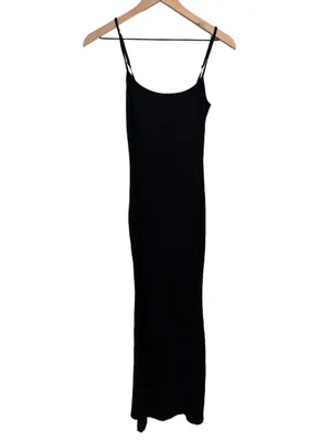 SKIMS Soft Long Slipdress ONYX Medium NWT thumbnail 7
