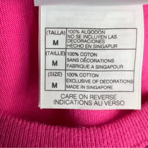 The Disney Store Size Medium Pink Crewneck Short Sleeve Minnie Mouse T-Shirt thumbnail 5