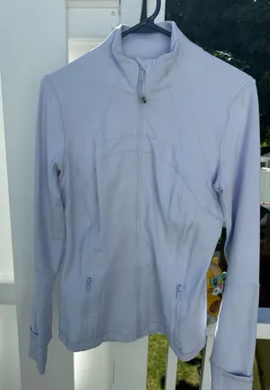 Lululemon Define Jacket light blue size 8   thumbnail 1