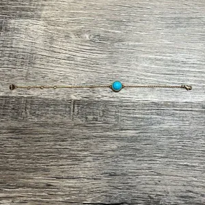 Stella & Dot retired blue beaded adjustable bracelet thumbnail 6
