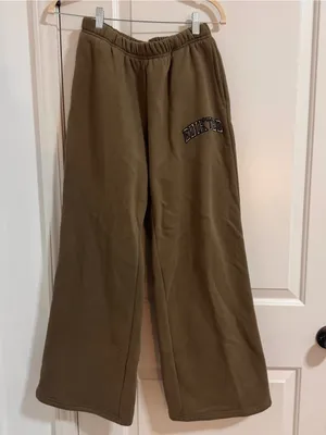 Edikted Olive Green Hoodie and Sweatpants Set thumbnail 4