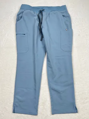 FIGS Dusty Blue Scrub Set Catarina Top Yola Pants XL Petite NWT/NWOT thumbnail 3