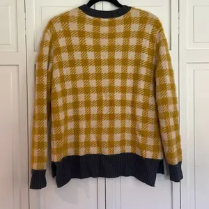 Susina yellow buffalo check cozy crewneck sweater small thumbnail 8