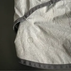Lululemon Run: Speed Short *4-way Stretch Grey Heathered Slate Deep Coal Gym 8 thumbnail 4