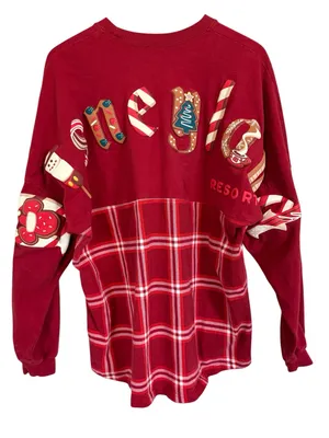Disney Spirit Jersey Disneyland Limited Edition Christmas Time Snacks Treats XL thumbnail 2