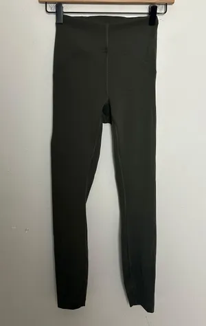 - Instill High-Rise Tight 25" Dark Olive Leggings Running Athletic thumbnail 3