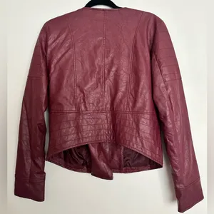 Pins and Needles Vegan Leather Jacket Size L thumbnail 2