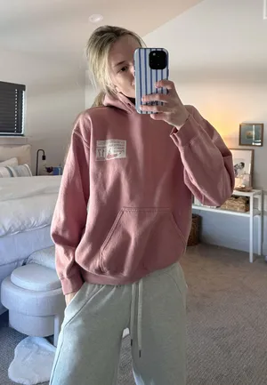 Nantucket Beach Hoodie Pink thumbnail 1