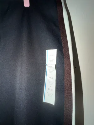 A New Day Skinny Ankle Pants Womens Size 18 R Black - Brown & White Stripe Nwts thumbnail 5