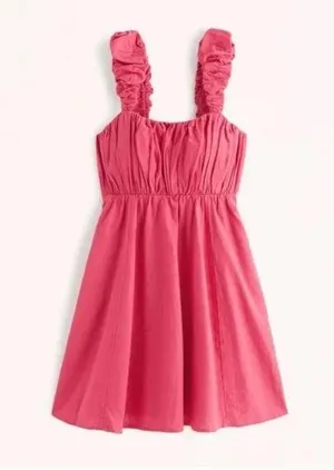 Abercrombie And Fitch Ruffle Dress Xs thumbnail 1