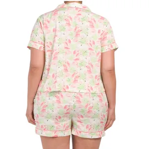 Cynthia Rowley Pink Flamingo Pajama Set thumbnail 2
