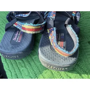 Skechers Outdoor Lifestyle Women 8 Multi Good‎ Strappy Buckle Hiking Sandals thumbnail 6
