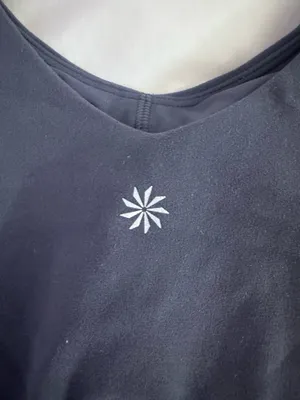 Athleta Transcend V-Neck Crop Sports Bra thumbnail 4