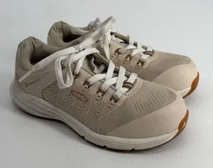 KEEN Utility Vista Energy Women's 5.5 Carbon Fiber‎ Toe Work Shoes Beige thumbnail 1