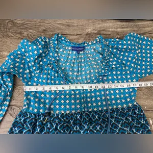 Tuckernuck Ro's Garden Sonia Short Dress,‎ Blue Celia size xs thumbnail 6
