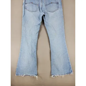 Mudd Flare Leg Jeans Womens 3 Blue Vintage 90s Y2K Distressed‎ Light Wash Denim thumbnail 4